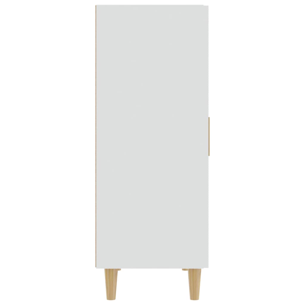 vidaXL fehér szerelt fa tálalóasztal 70 x 34 x 90 cm