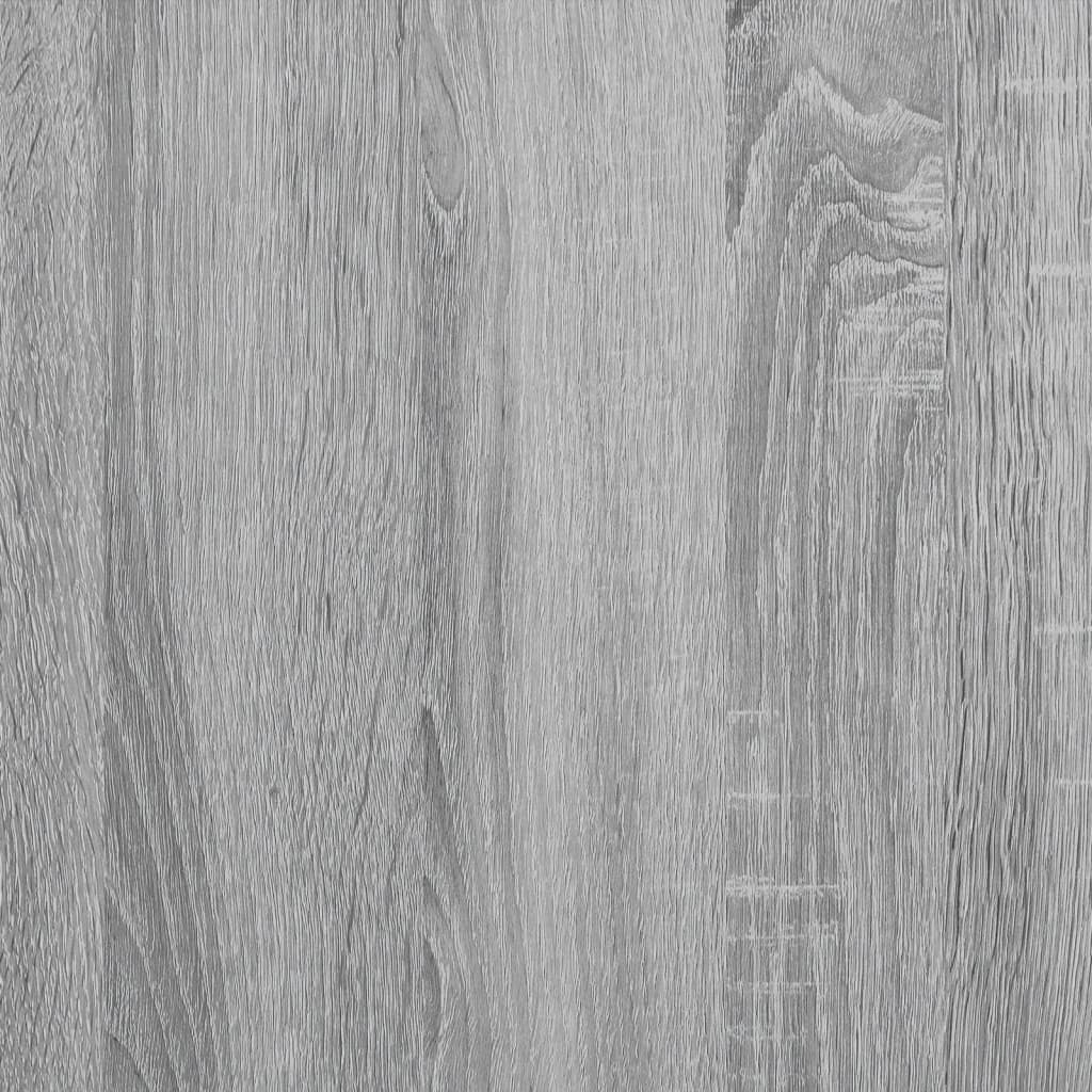 vidaXL szürke sonoma színű szerelt fa kanapéágy fiókokkal 100 x 200 cm