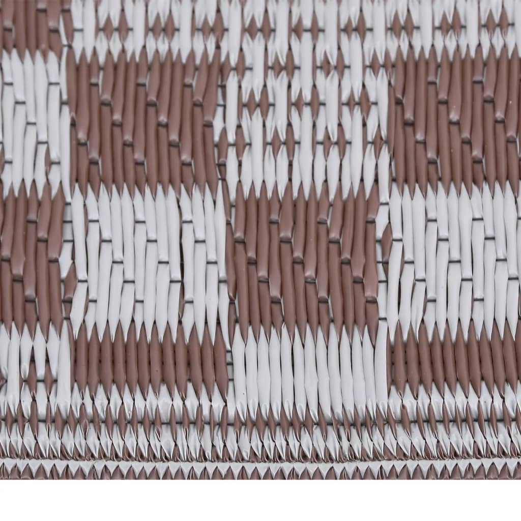vidaXL barna PP kültéri szőnyeg 140x200 cm