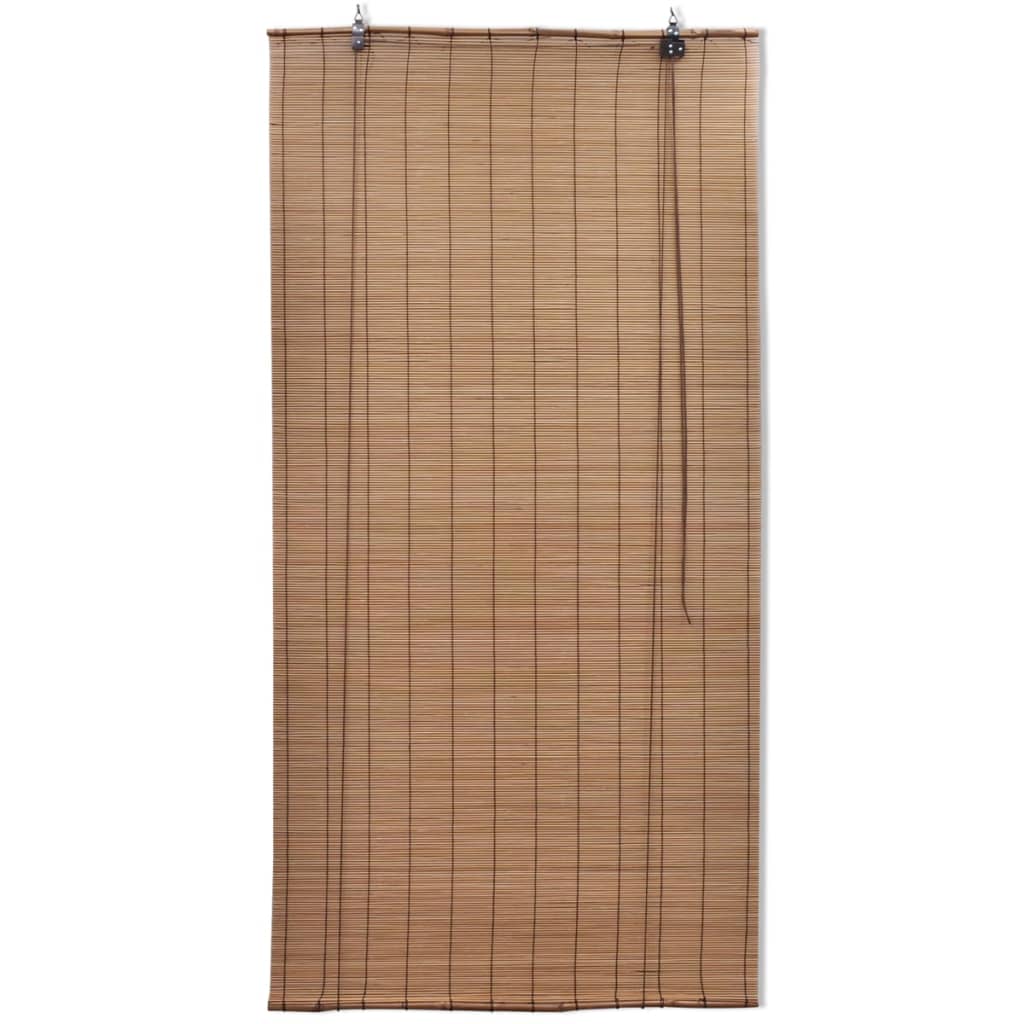 Brown Bamboo Roller Blind