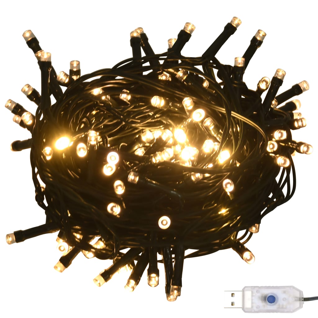 vidaXL 120 részes fehér-szürke karácsonyi gömbszett csúccsal + 300 LED