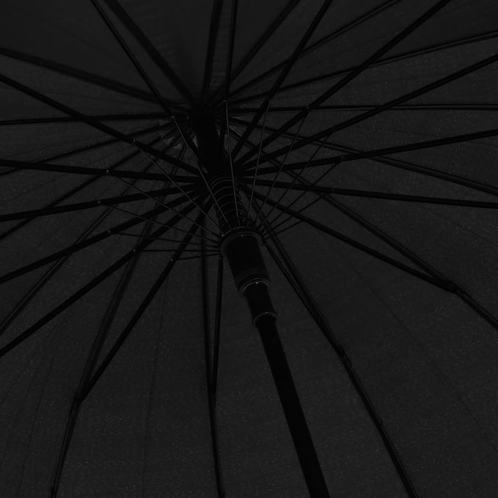 vidaXL fekete automatikus esernyő 120 cm