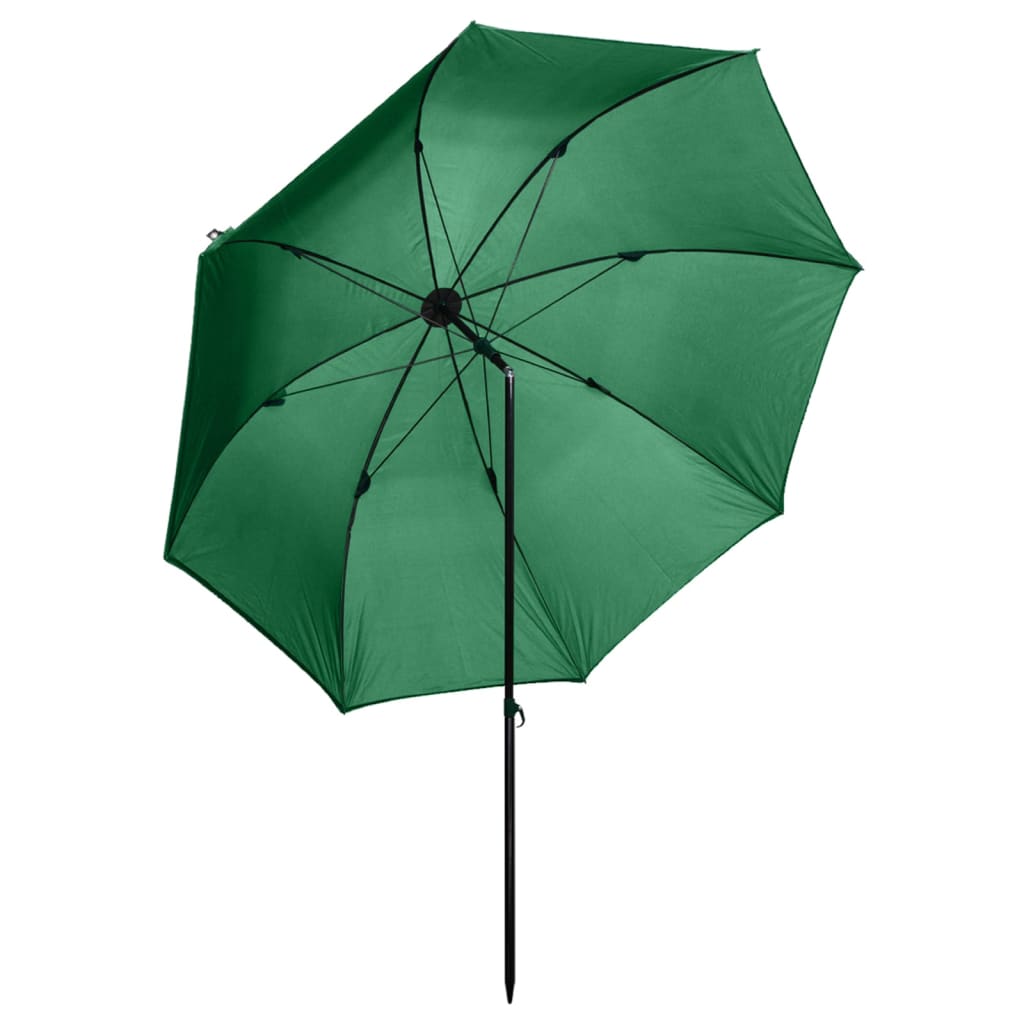 vidaXL horgászesernyő 240x210 cm zöld