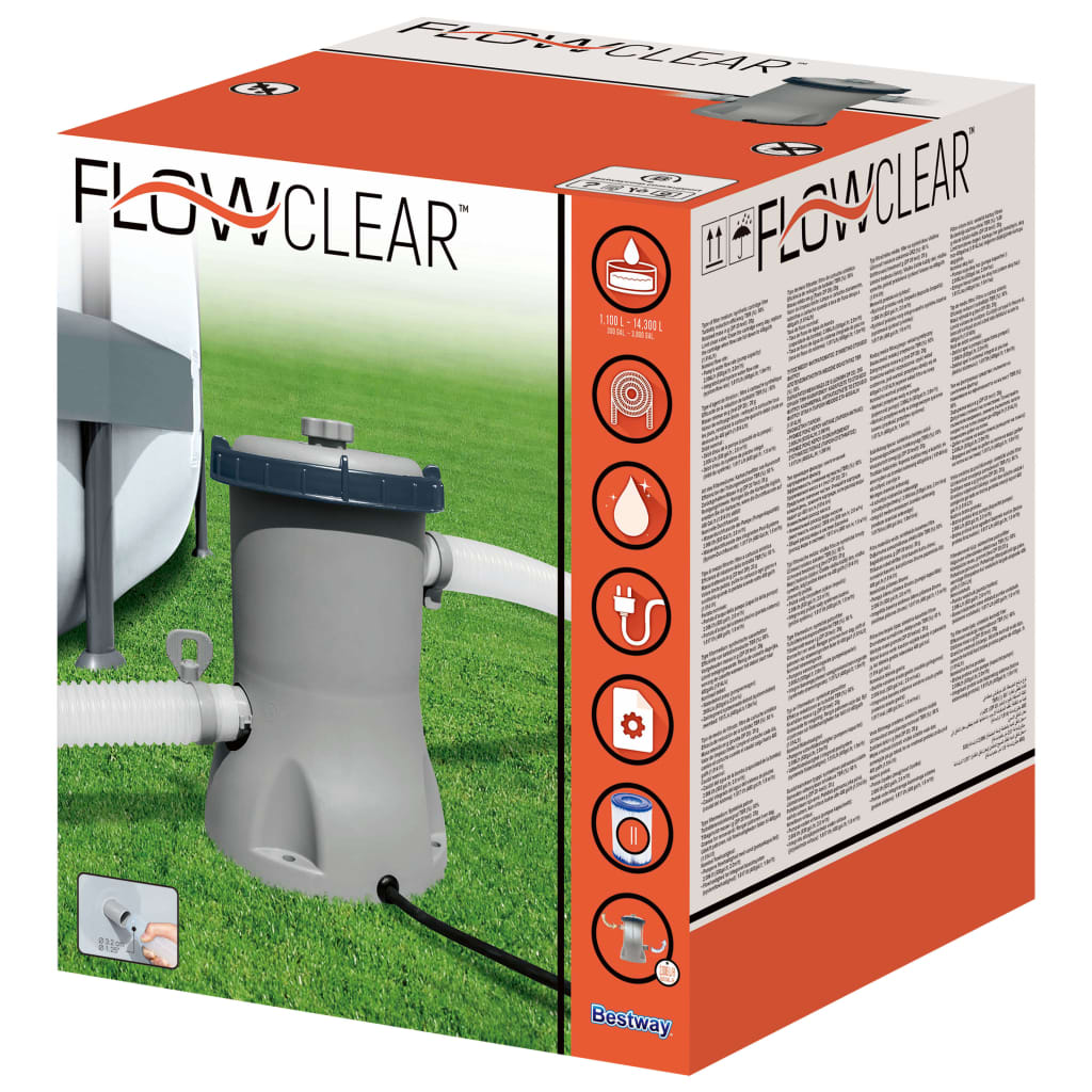 Bestway Flowclear medenceszűrő-szivattyú 2006 liter/óra