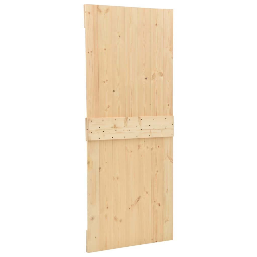 vidaXL tömör fenyőfa ajtó 100 x 210 cm