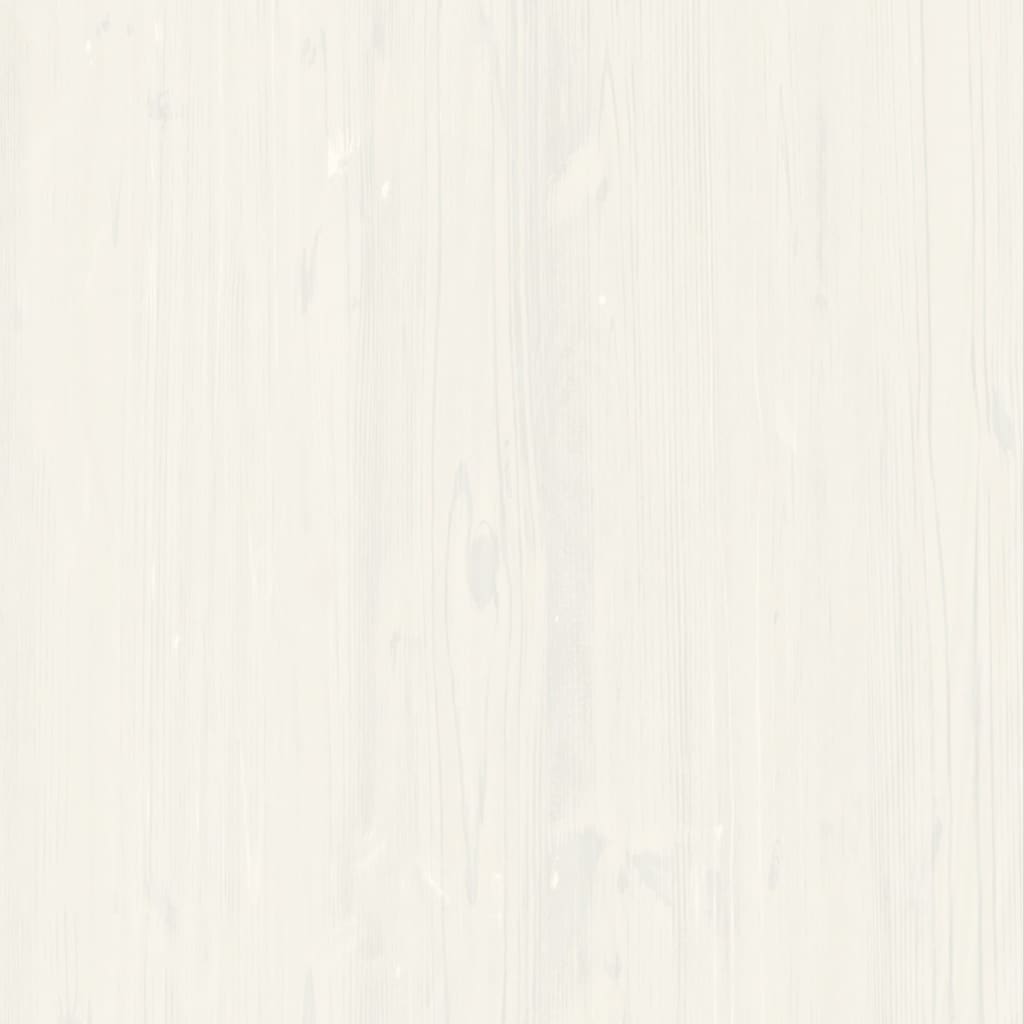vidaXL VIGO fehér tömör fenyőfa fiókos tálalószekrény 78x40x75 cm