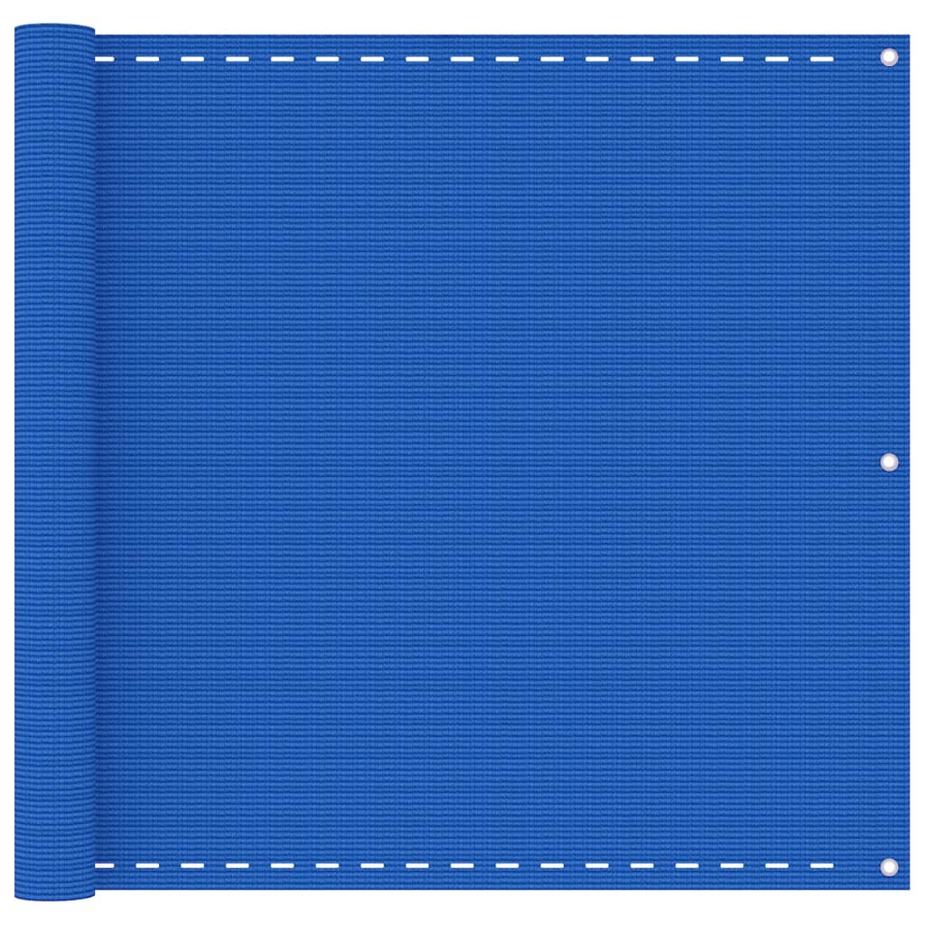vidaXL kék HDPE erkélytakaró 90 x 400 cm
