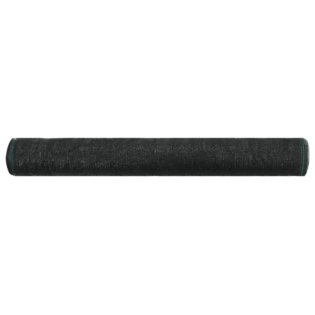 vidaXL fekete HDPE teniszháló 1,4 x 50 m
