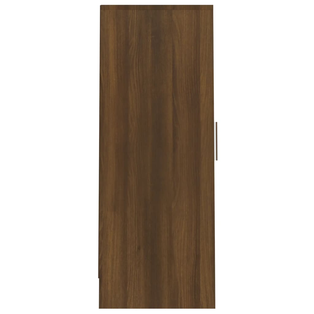 vidaXL barna tölgy színű szerelt fa cipősszekrény 32 x 35 x 92 cm