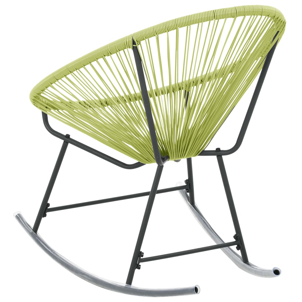 vidaXL zöld polyrattan kültéri Acapulco szék