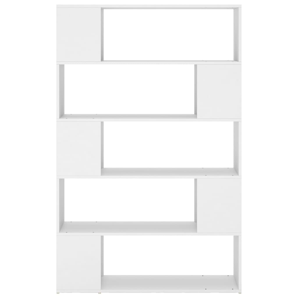 vidaXL fehér forgácslap térelválasztó könyvszekrény 100 x 24 x 155 cm