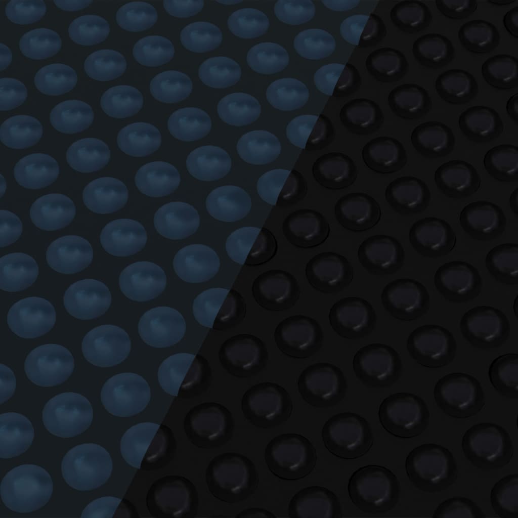 vidaXL fekete és kék napelemes lebegő PE medencefólia 594 cm