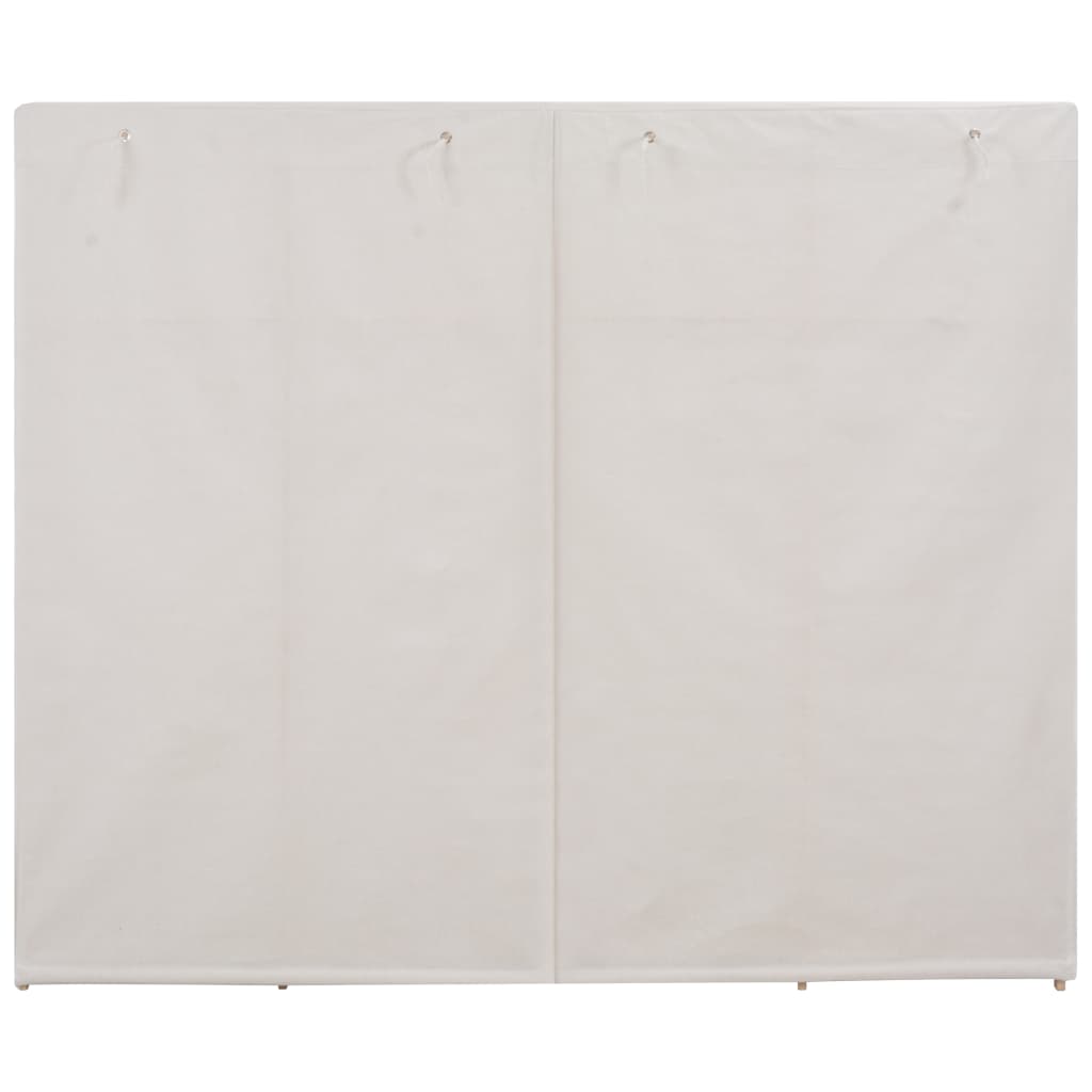 vidaXL fehér szövet ruhásszekrény 200 x 40 x 170 cm
