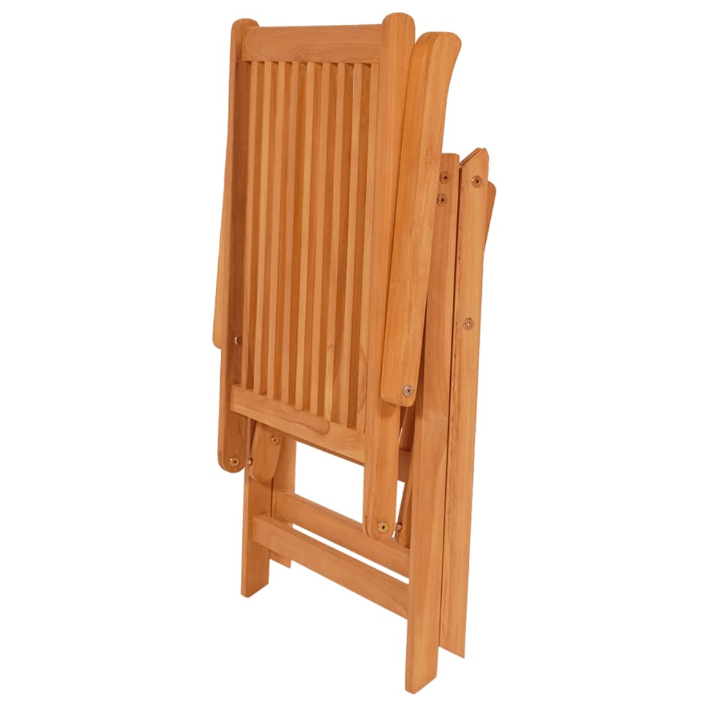 vidaXL 4 db tömör tíkfa kerti szék fekete párnákkal