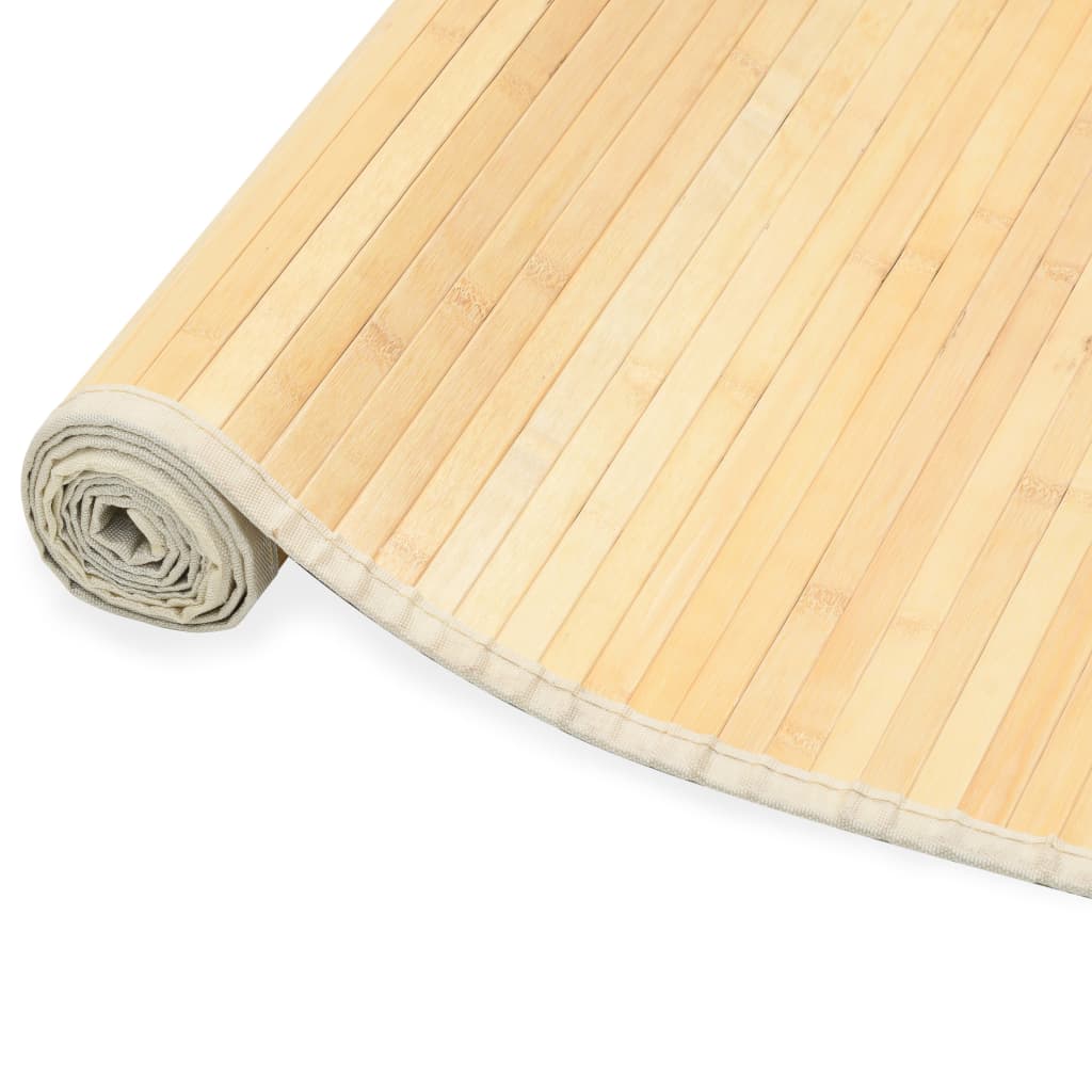 vidaXL természetes színű bambuszszőnyeg 100 x 160 cm