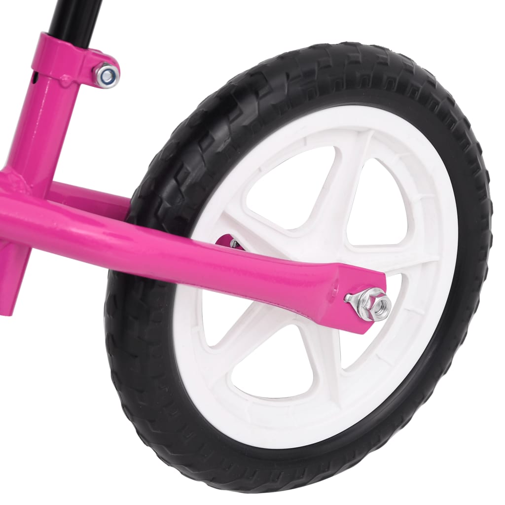 vidaXL rózsaszín egyensúlykerékpár 11"-es kerekekkel