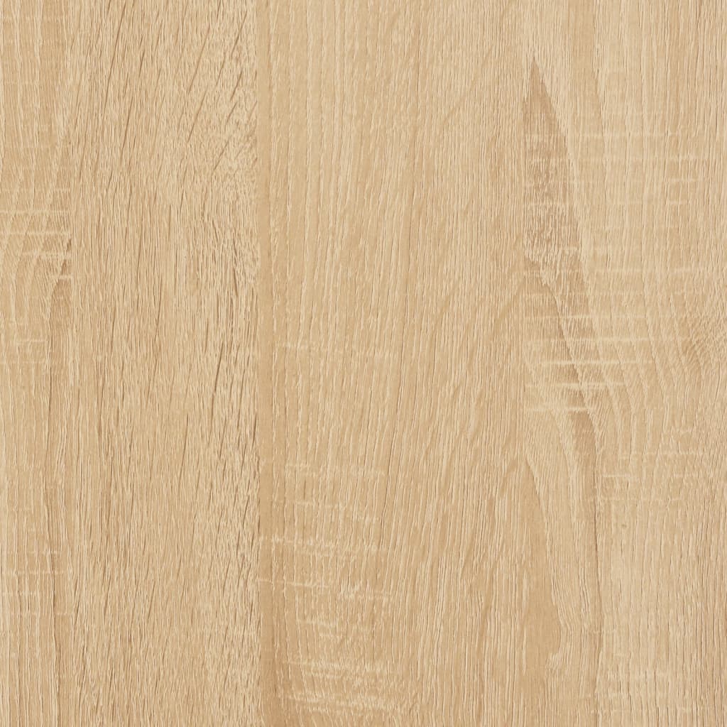 vidaXL sonoma-tölgyszínű szerelt fa dohányzóasztal 75x19,5x75 cm