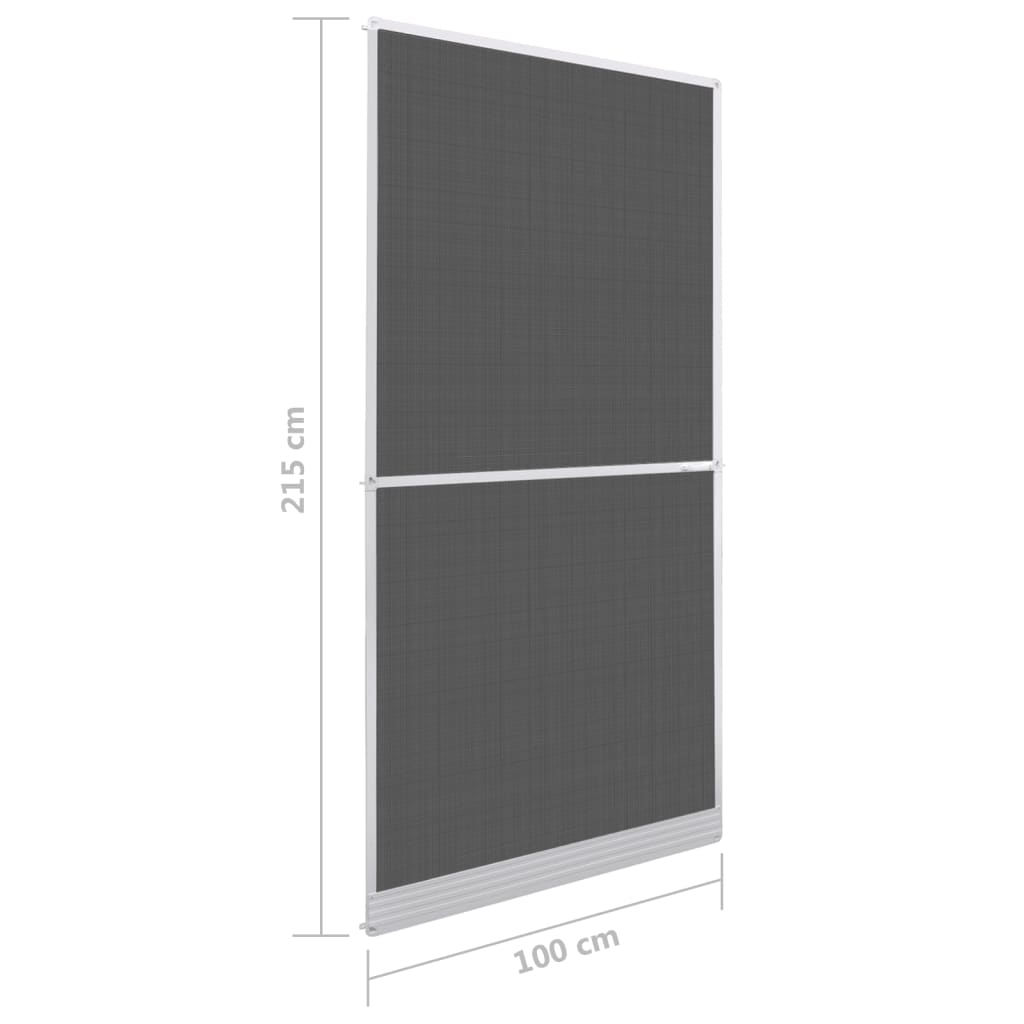 vidaXL fehér zsanéros ajtó szúnyogháló 100 x 215 cm