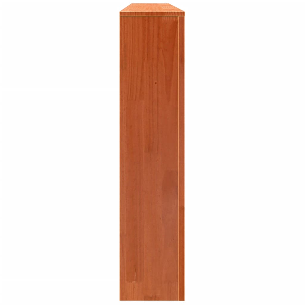 vidaXL viaszbarna tömör fenyőfa radiátorburkolat 79,5 x 19 x 84 cm