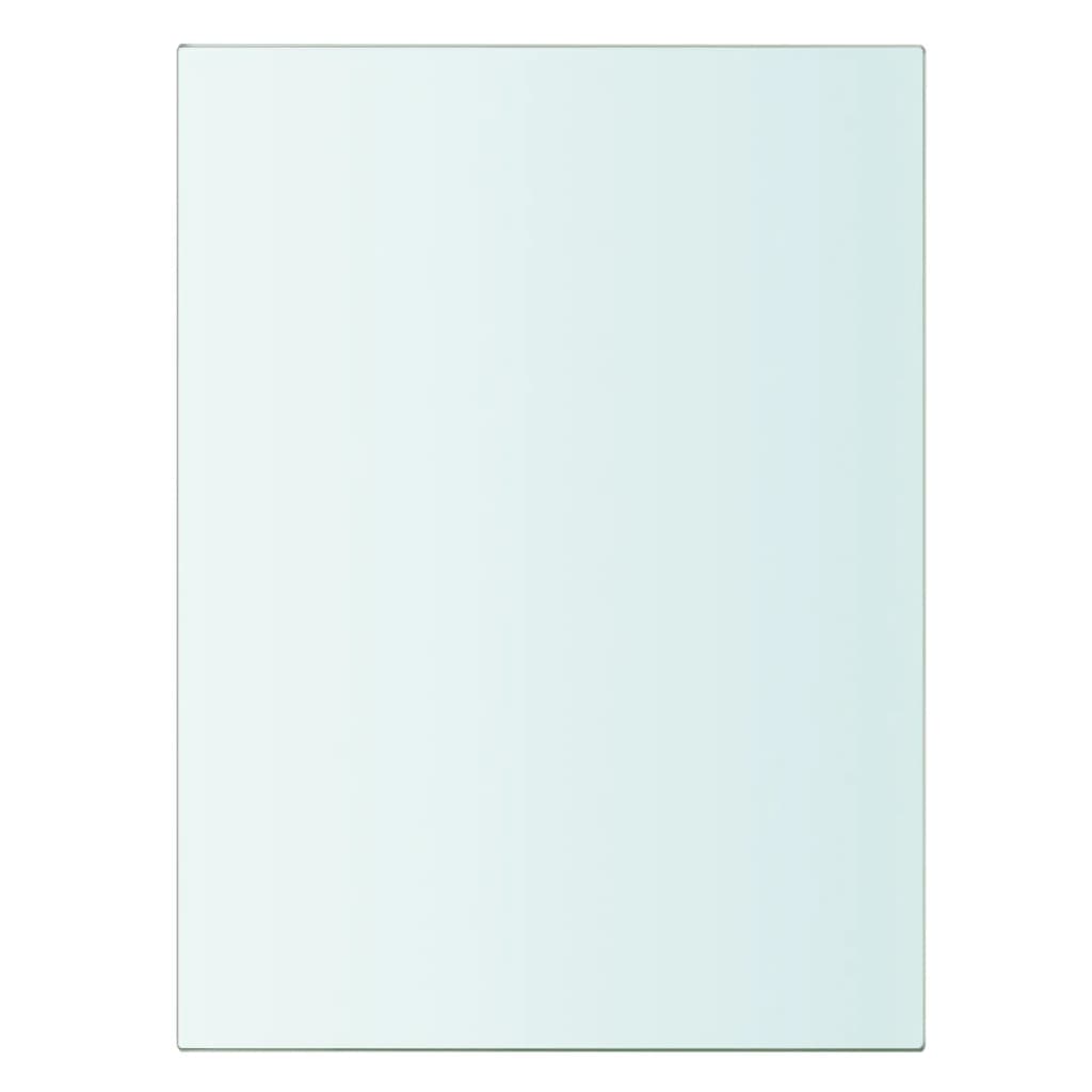 vidaXL 20x15 cm átlátszó panel üvegpolc