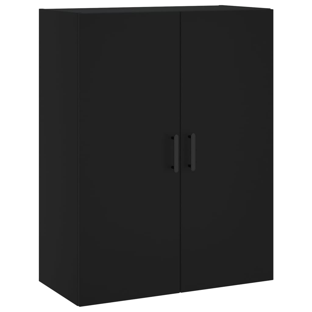 vidaXL 2 db fekete fali szekrény 69,5 x 34 x 90 cm