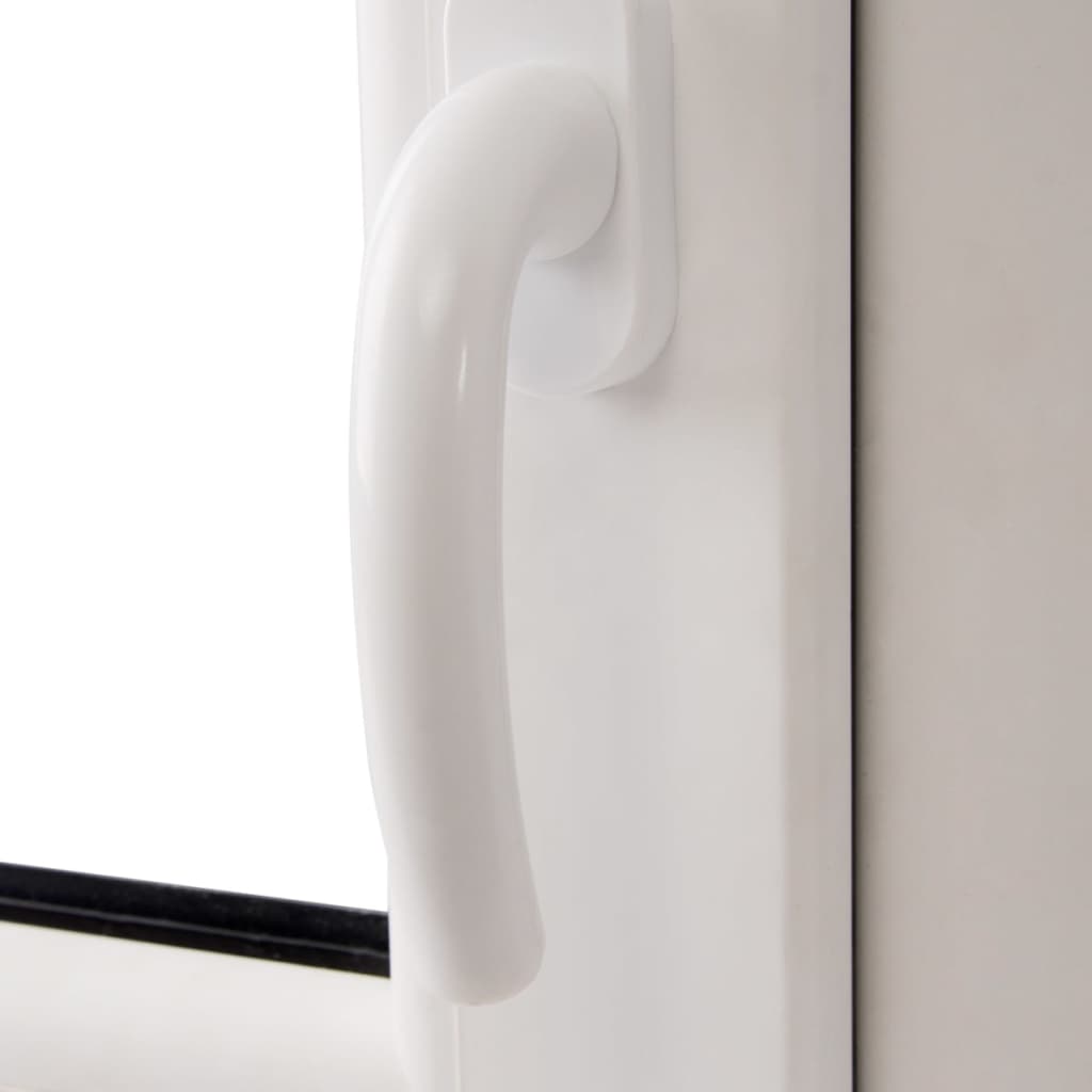 Háromrétegű bukó/nyíló PVC ablak jobb oldali kilinccsel 600 x 1000 mm