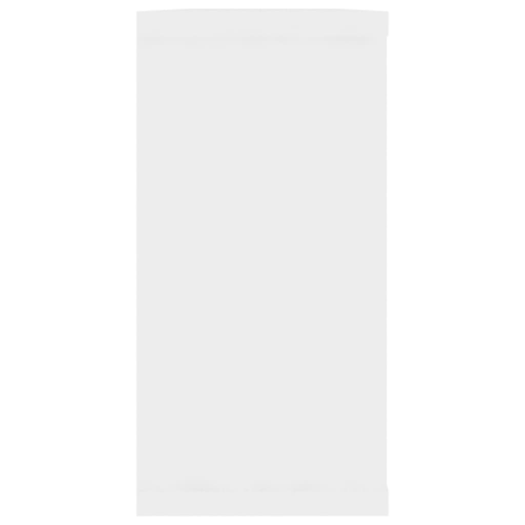 vidaXL 4 db fehér forgácslap fali polc 100 x 15 x 30 cm