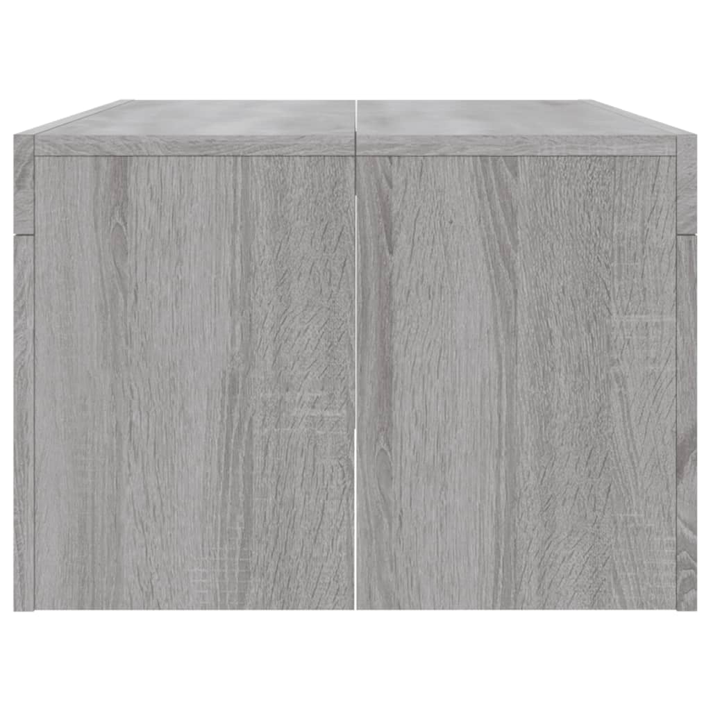 vidaXL szürke sonoma színű szerelt fa dohányzóasztal 102 x 50 x 36 cm