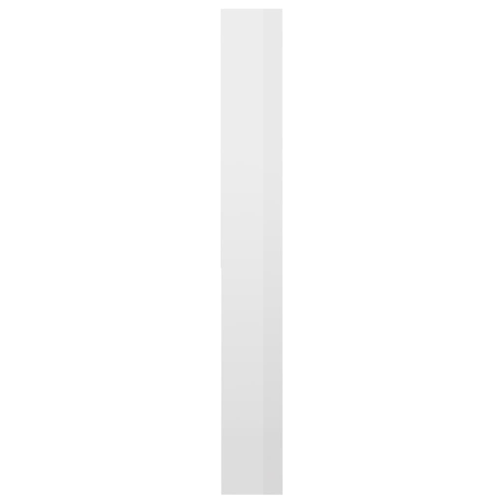 vidaXL magasfényű fehér mosógépszekrény 64 x 24 x 190 cm