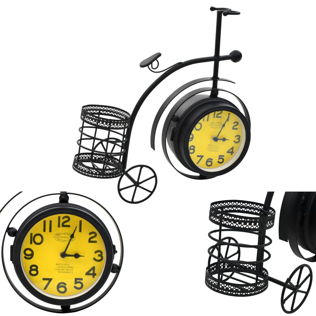vidaXL tricikli formájú vintage stílusú kétoldalas óra