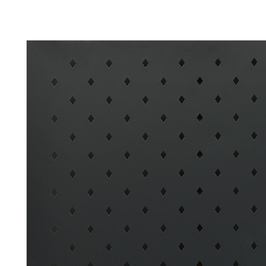 vidaXL fekete acél 4-paneles térelválasztó 160 x 180 cm