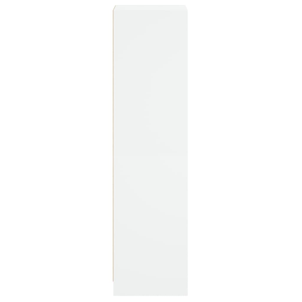 vidaXL fehér magasszekrény üvegajtóval 35 x 37 x 142 cm