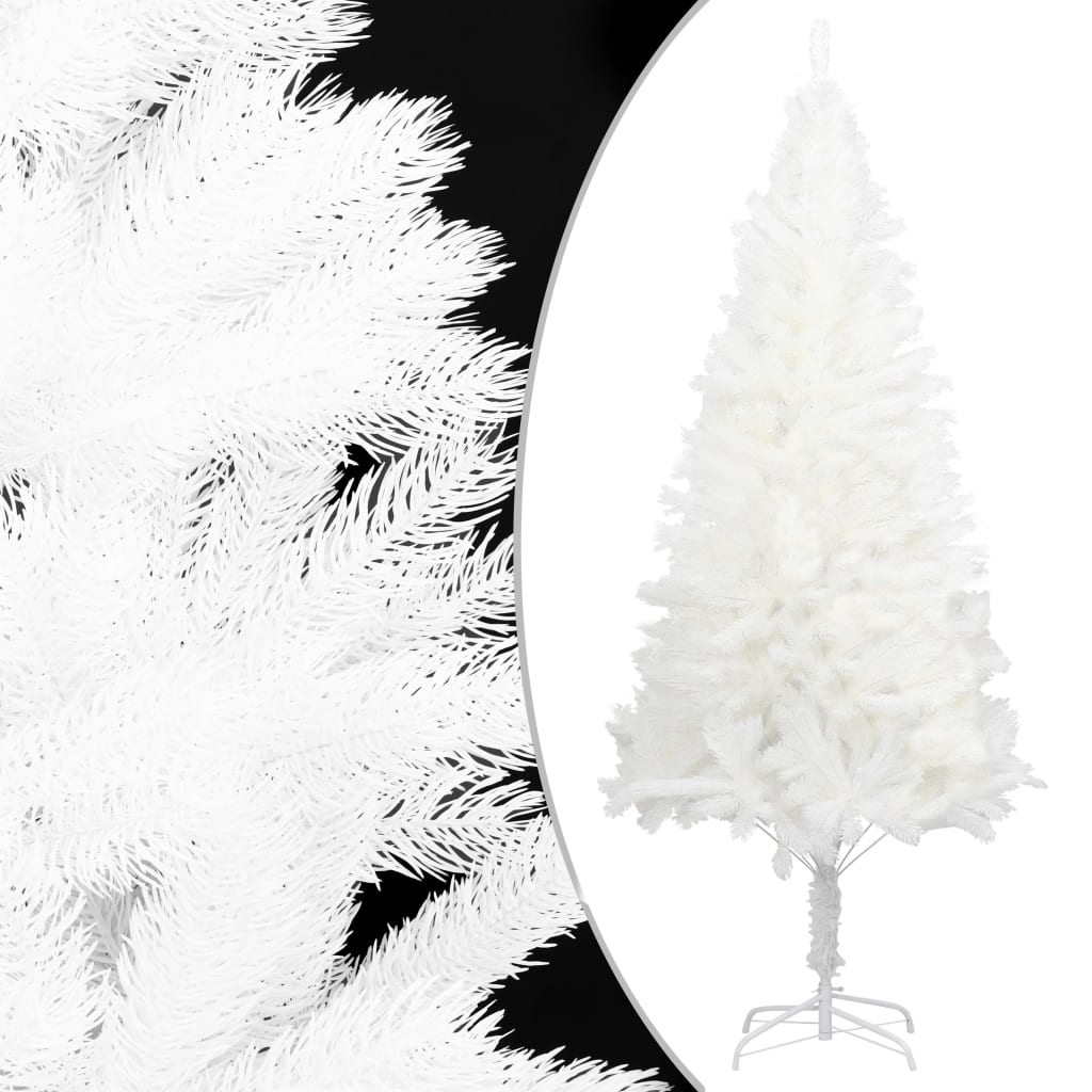 vidaXL fehér műkarácsonyfa élethű tűlevelekkel 240 cm