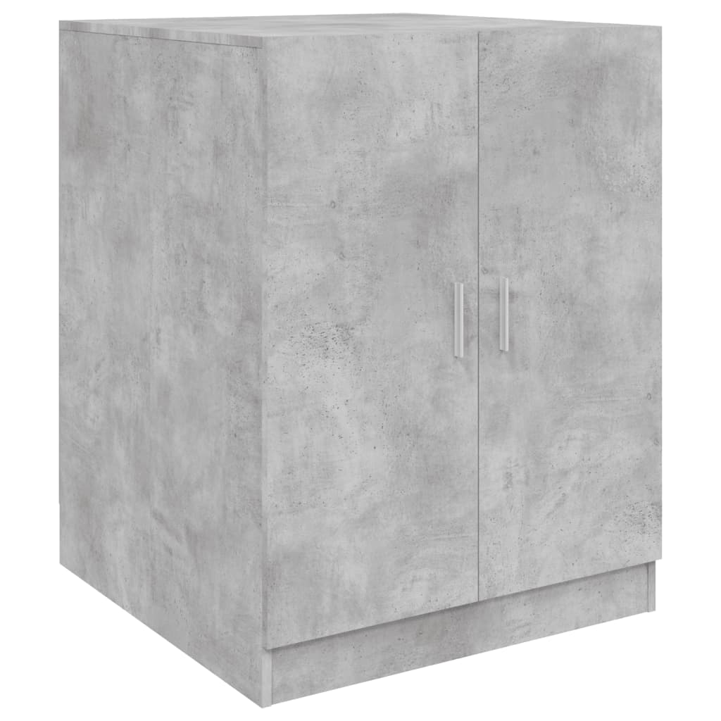 vidaXL betonszürke mosógépszekrény 71 x 71,5 x 91,5 cm
