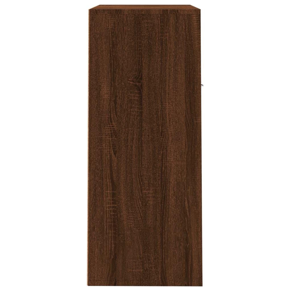 vidaXL barna tölgy színű szerelt fa cipősszekrény 60 x 35 x 84 cm