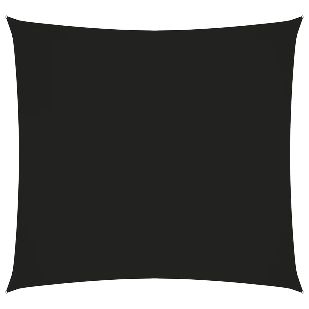 vidaXL fekete négyzet alakú oxford-szövet napvitorla 3,6 x 3,6 m