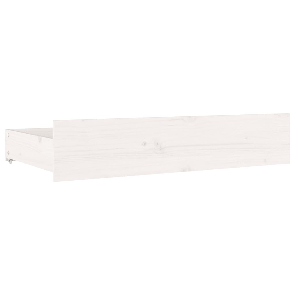 vidaXL fehér ágykeret fiókokkal 120 x 190 cm (Small Double)