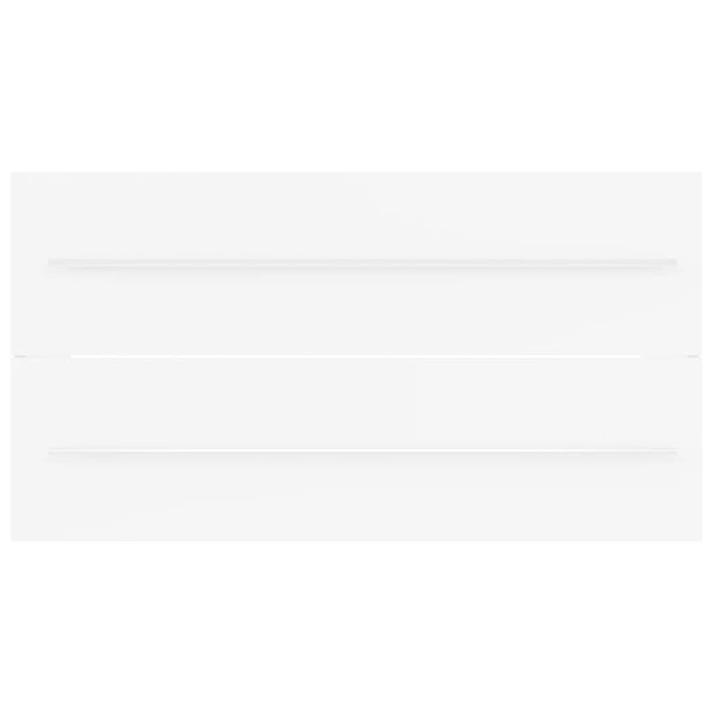 vidaXL fehér-sonoma színű forgácslap mosdószekrény 90 x 38,5 x 48 cm
