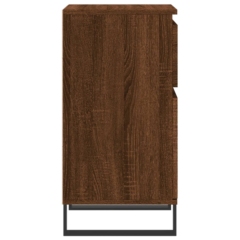 vidaXL barna tölgyszínű szerelt fa tálalószekrény 40 x 35 x 70 cm