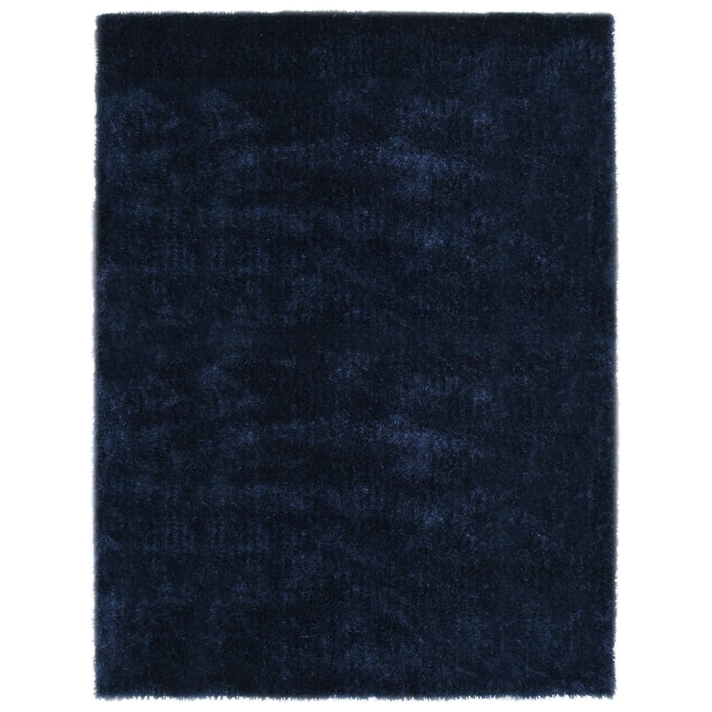 vidaXL kék bozontos szőnyeg 160 x 230 cm