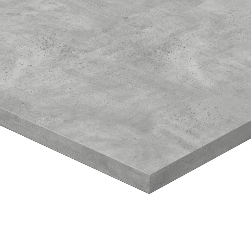 vidaXL 8 db betonszürke forgácslap könyvespolc 40 x 50 x 1,5 cm