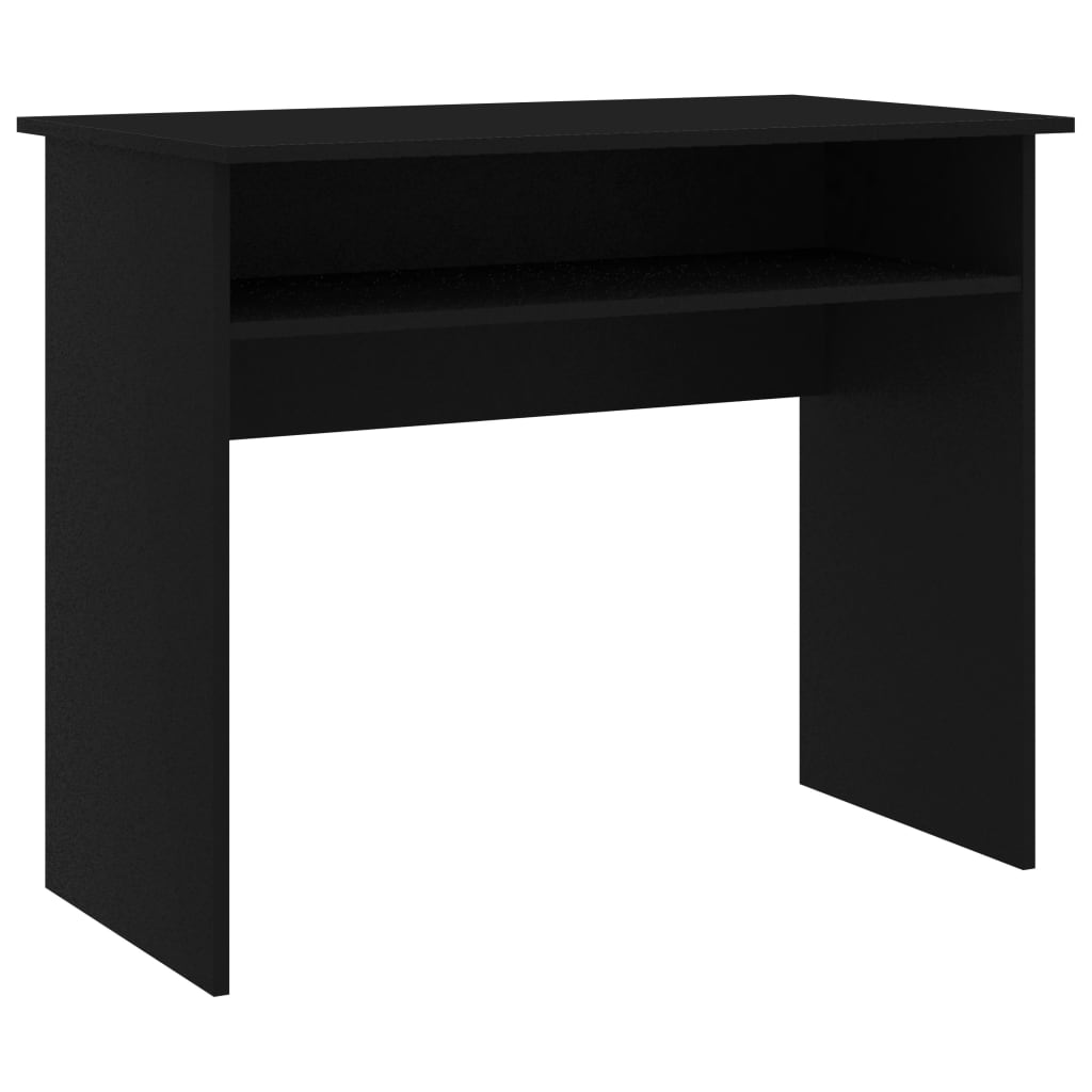 vidaXL fekete forgácslap íróasztal 90 x 50 x 74 cm