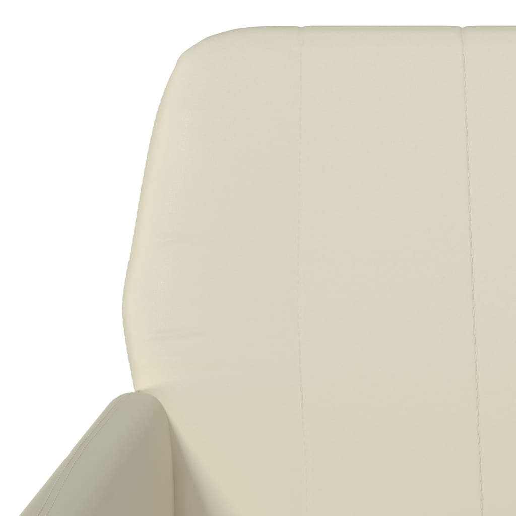 vidaXL krémszínű műbőr fotel 61 x 78 x 80 cm
