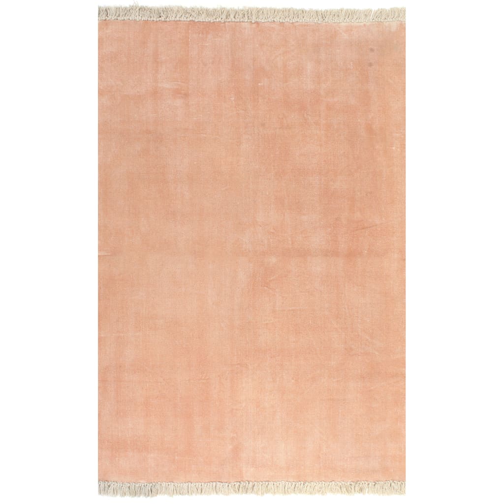 vidaXL rózsaszín kilim pamutszőnyeg 160 x 230 cm