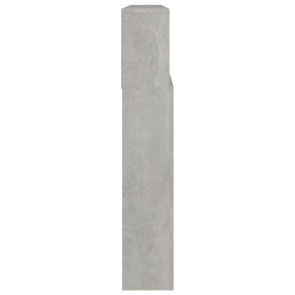 vidaXL betonszürke áthidaló szekrény 220 x 19 x 103,5 cm