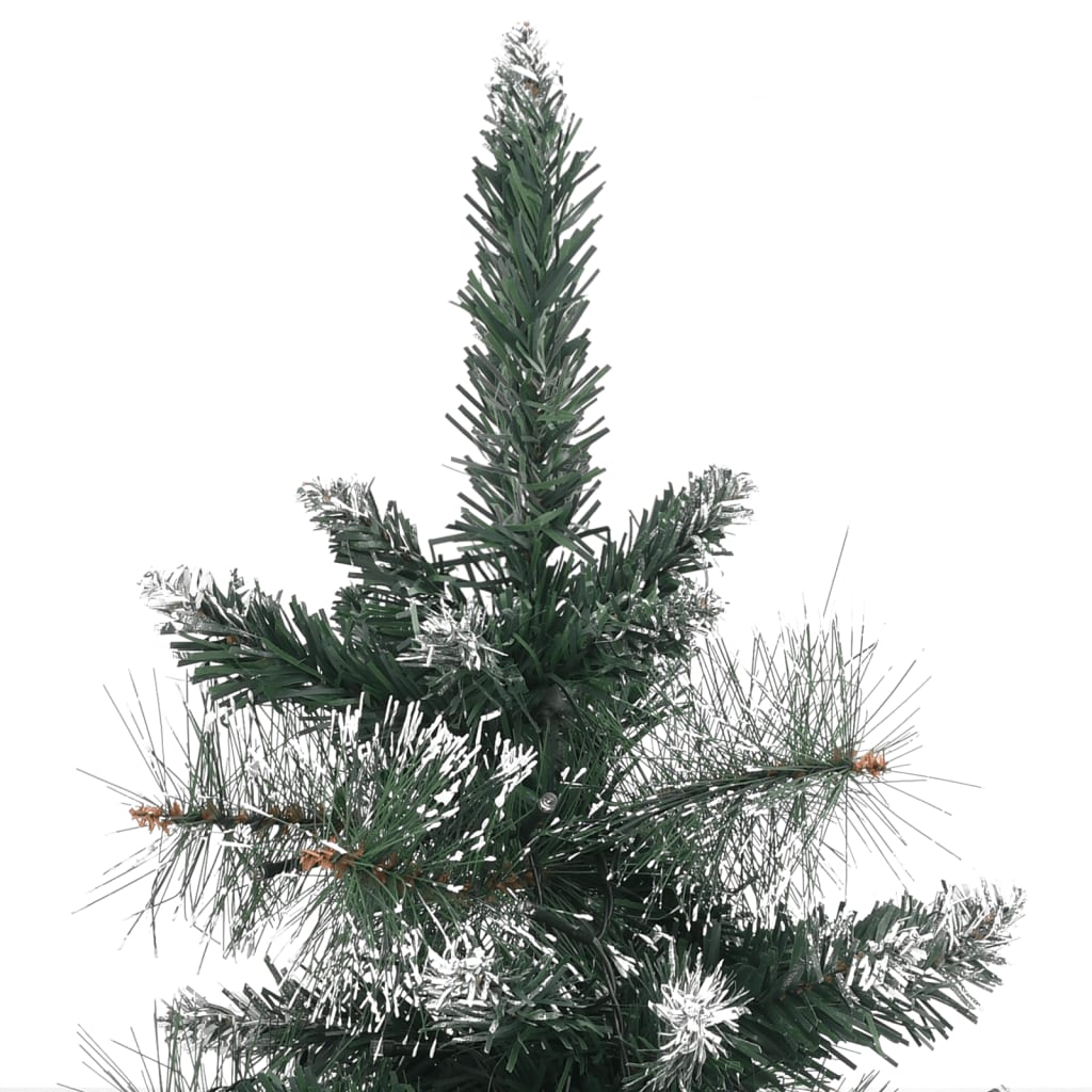vidaXL zöld PVC megvilágított műkarácsonyfa állvánnyal 90 cm