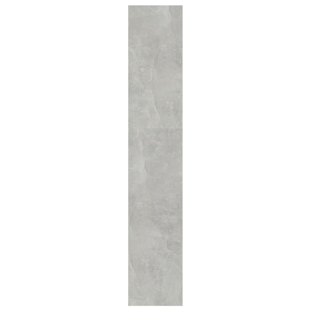vidaXL betonszürke térelválasztó könyvszekrény 100 x 30 x 166 cm