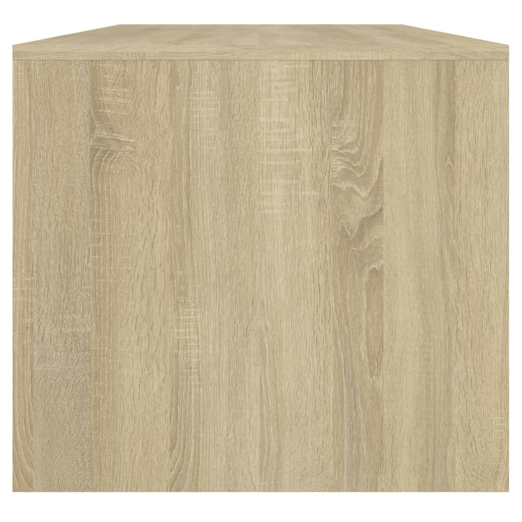 vidaXL sonoma-tölgyszínű szerelt fa dohányzóasztal 120 x 50 x 45 cm