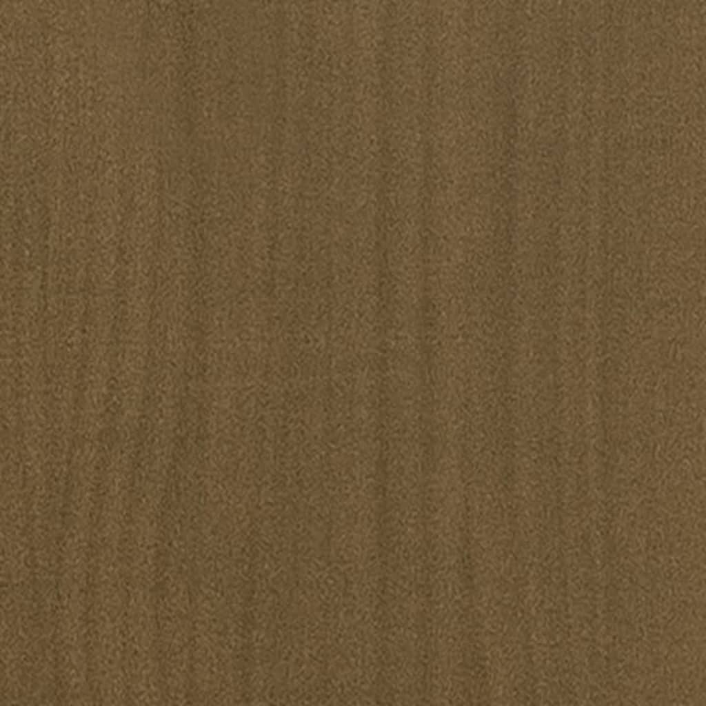 vidaXL mézbarna fenyőfa könyvszekrény térelválasztó 100x30x71,5 cm