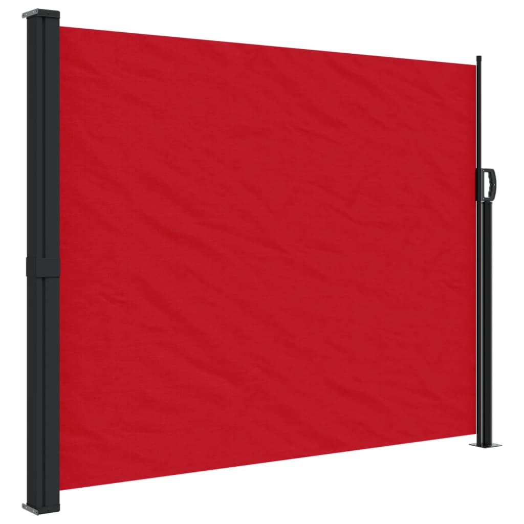 vidaXL piros behúzható oldalsó napellenző 160 x 300 cm